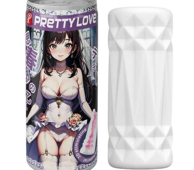 Masturbador masculino en forma de lata 3D