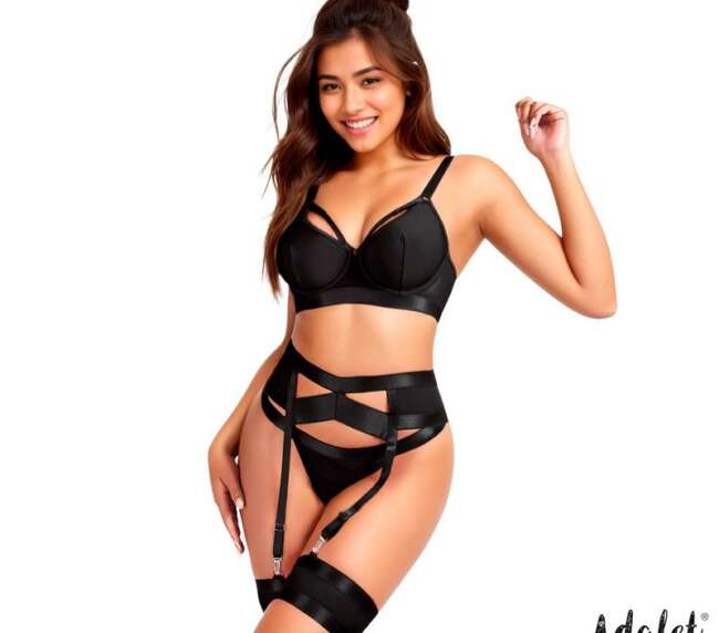 Audrey Set with Garter