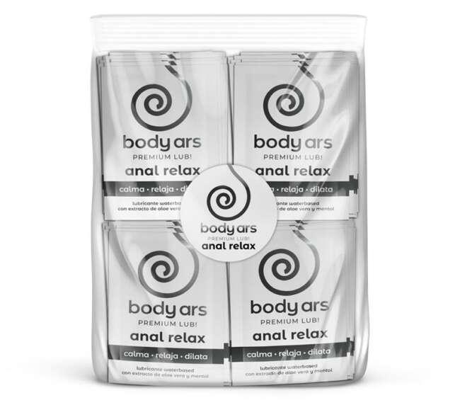 Bag Single Dose Anal Relaxing Water Based Lubricant Gel 100 x 4 ml