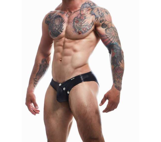 BL4CK01 Brief Brief with Hook