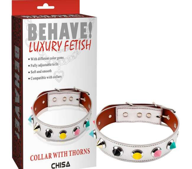 Collar with Thorns White