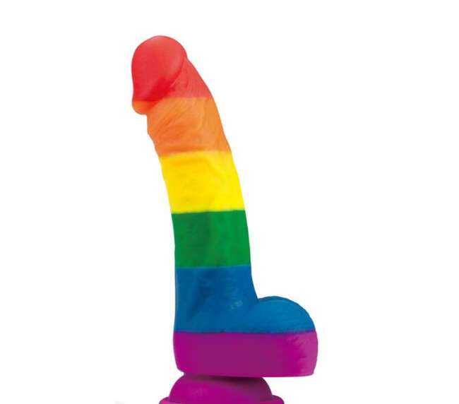 Dildo Prider 8 Liquid Silicone LGBT
