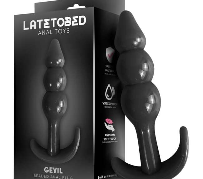 Gevil Anchor Butt Plug Black