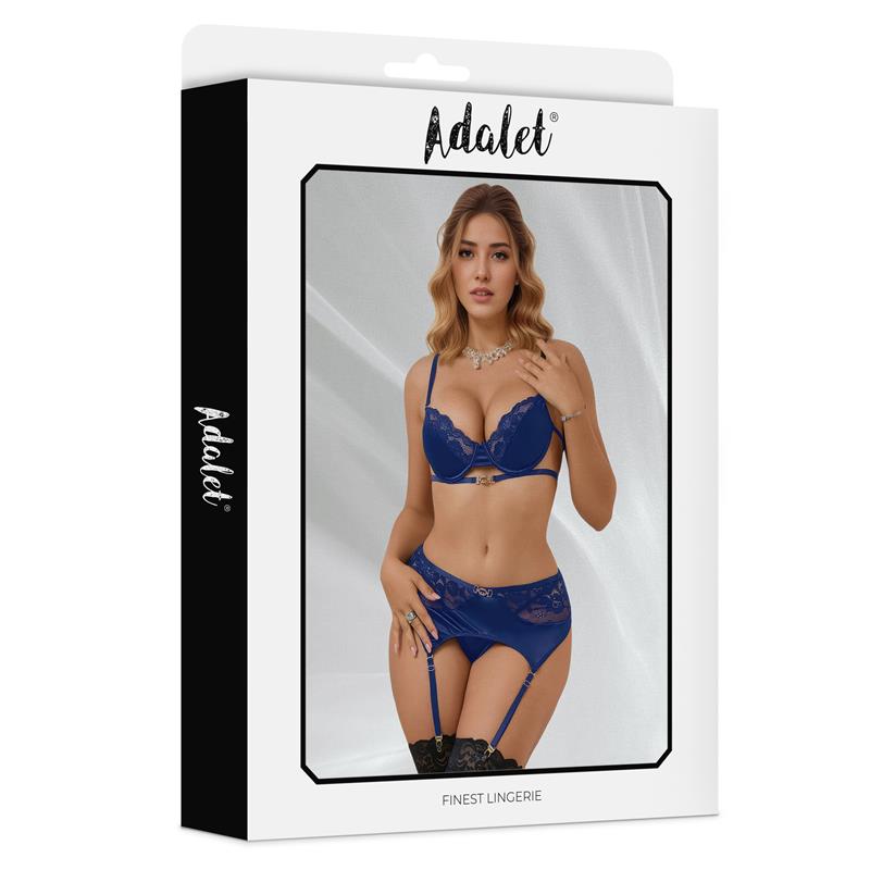 Giselle Garter Set Blue - Imagen 4