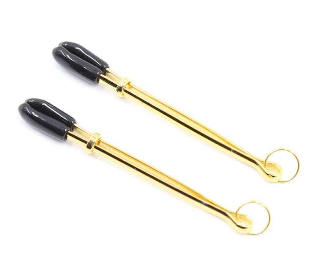 Nipple Clamps Metal Black/Gold