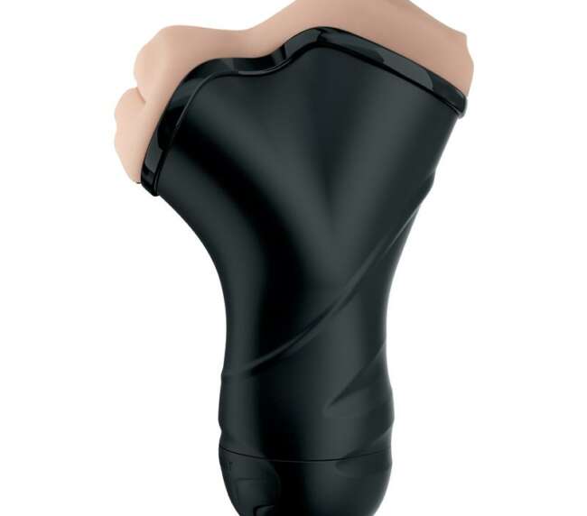 PDX Elite Double Penetration Vibrating Stroker