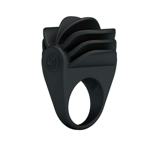 Pretty Love Vibrating Cock Ring Chester Black