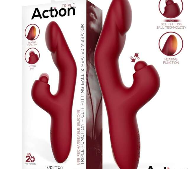 Velter Soft Clit Hitting Ball with Vibration and Heating Function