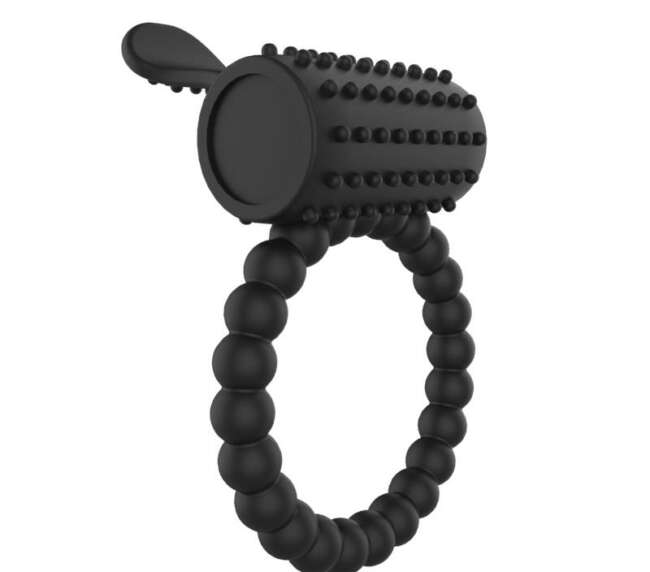 Vibrating Penis Ring Black