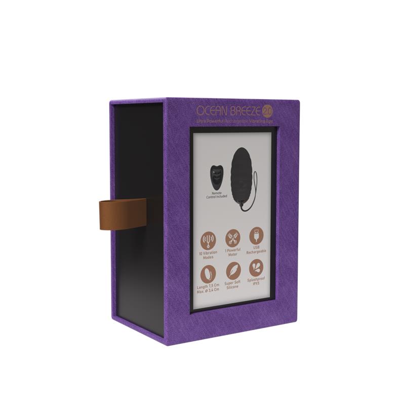 Vibrating Egg with Remote Control Ocean Breeze 2.0 Purple - Imagen 5